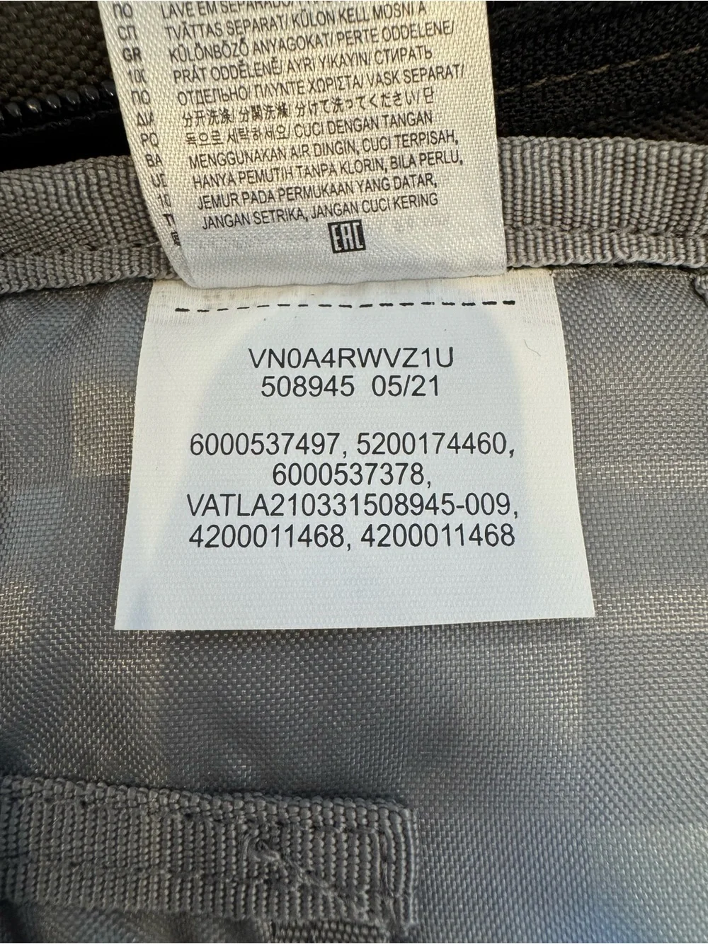 Vans Construct Backpack Khaki & Olive Green